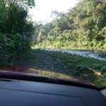 Driveway to the lodge